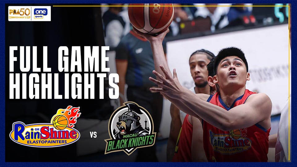 PBA: Rain or Shine gets first win in Commissioner